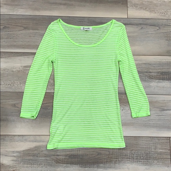 Neon striped top - Picture 7 of 8